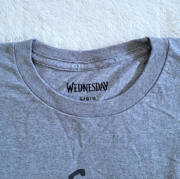 Mad😡 Engine Global🌎 LLC Wednesday Addams "We Prefer Kooky" Graphic Tee👕 - Picture 4 of 11